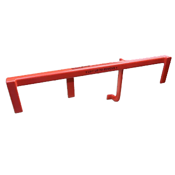 Double Door Security Latch for Doors without Center Post