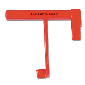 Single Door Security Latch for Left Hand Doors